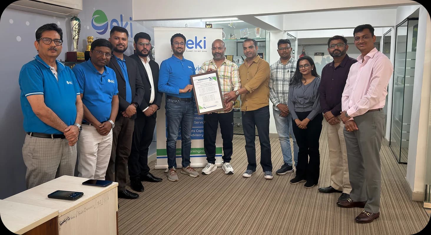 AlgaeTree team standing together indoors